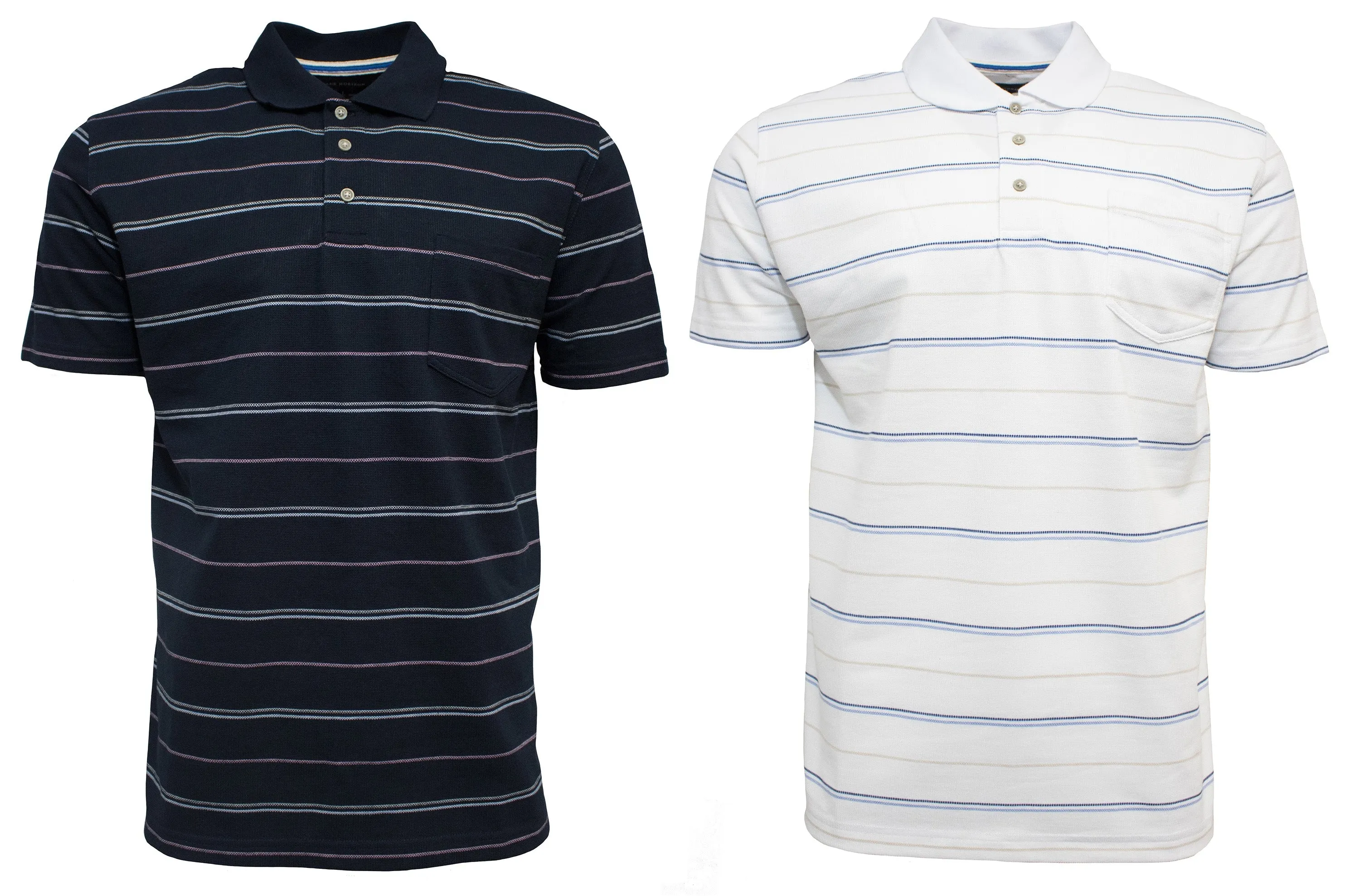 Blue Horizon Poly Cotton Polo