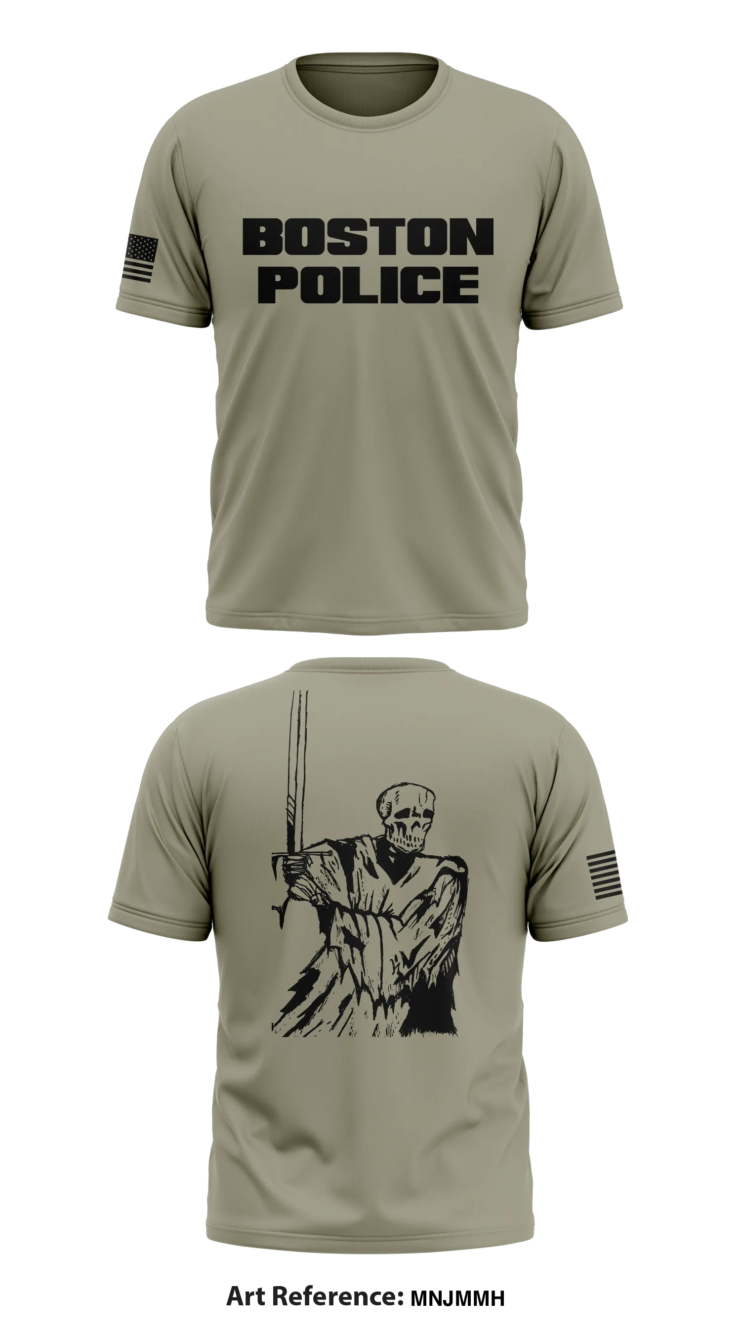 Boston police 6178 Store 1 Core Men's SS Performance Tee - mNJMMh