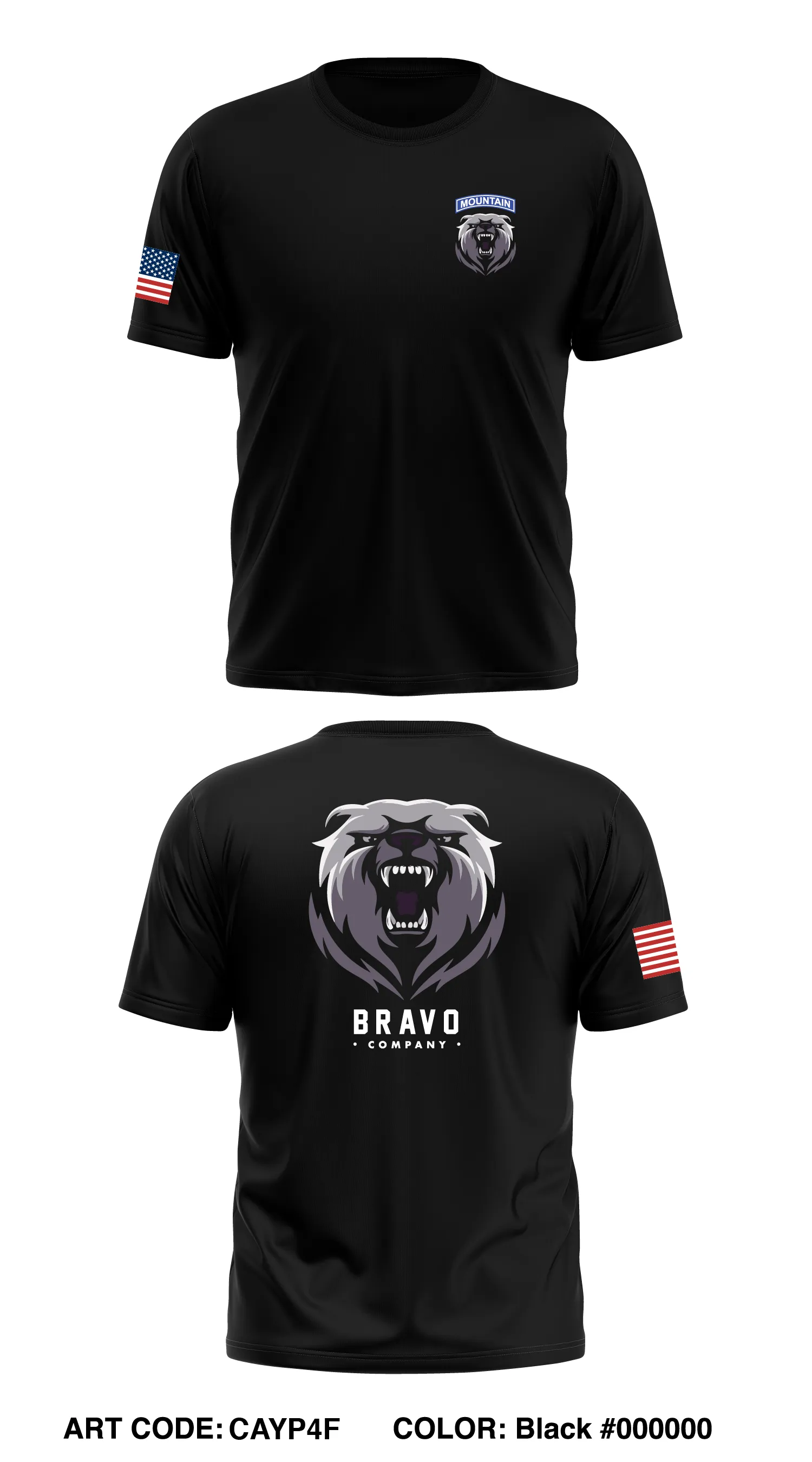 Bravo Company Store 2 Core Men's SS Performance Tee - CAYP4F