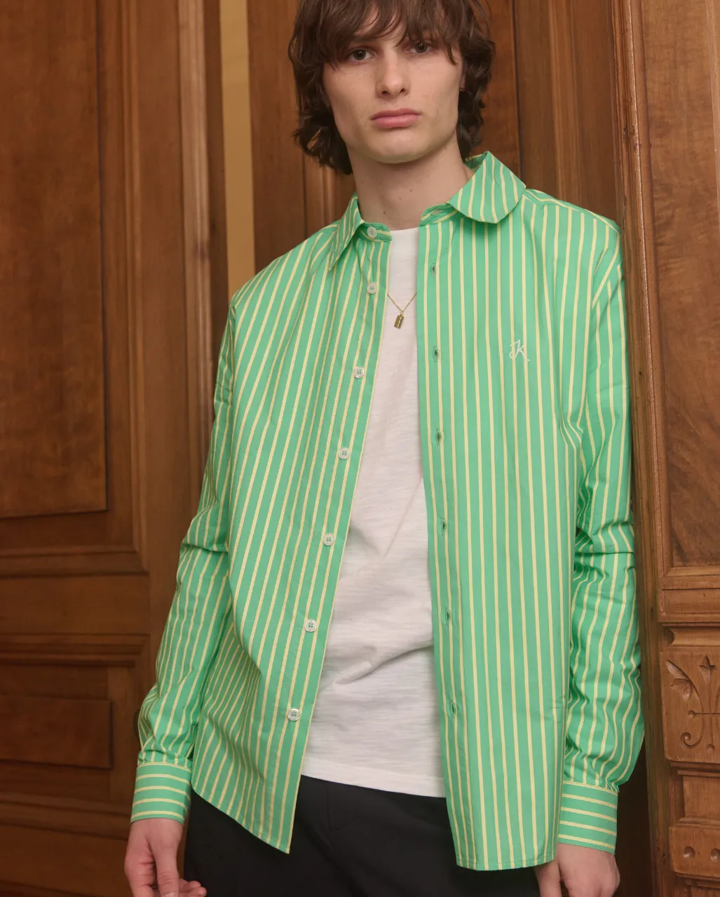 Breeze Poplin Button Up - Neptune Green