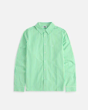Breeze Poplin Button Up - Neptune Green
