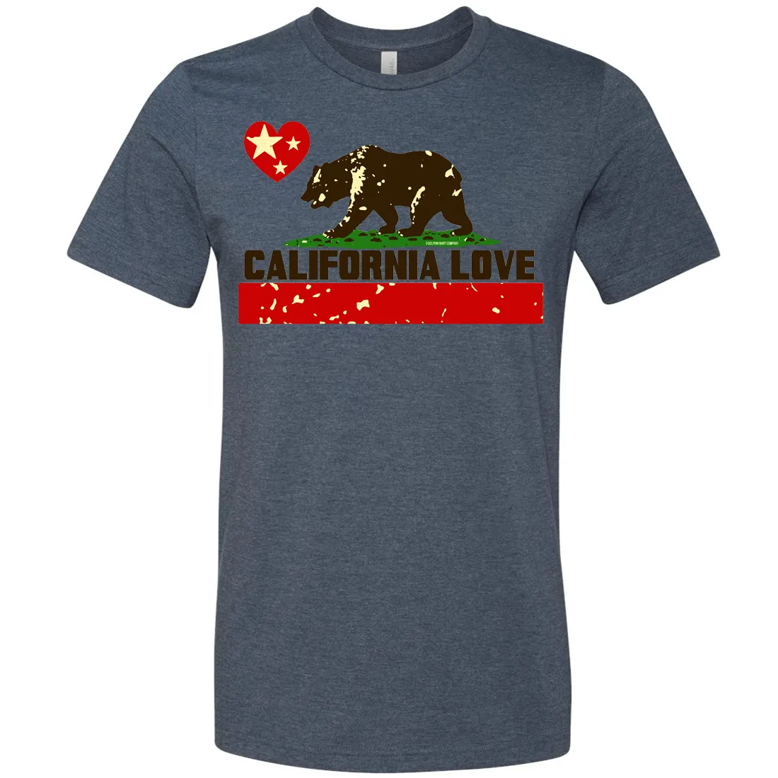 California Love Asst Colors Mens Fitted Tee