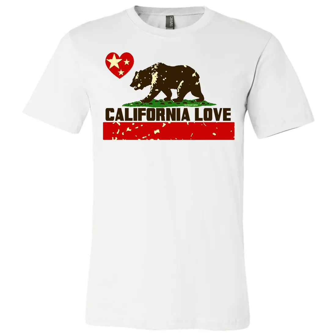 California Love Asst Colors Mens Fitted Tee