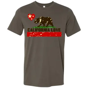 California Love Asst Colors Mens Fitted Tee