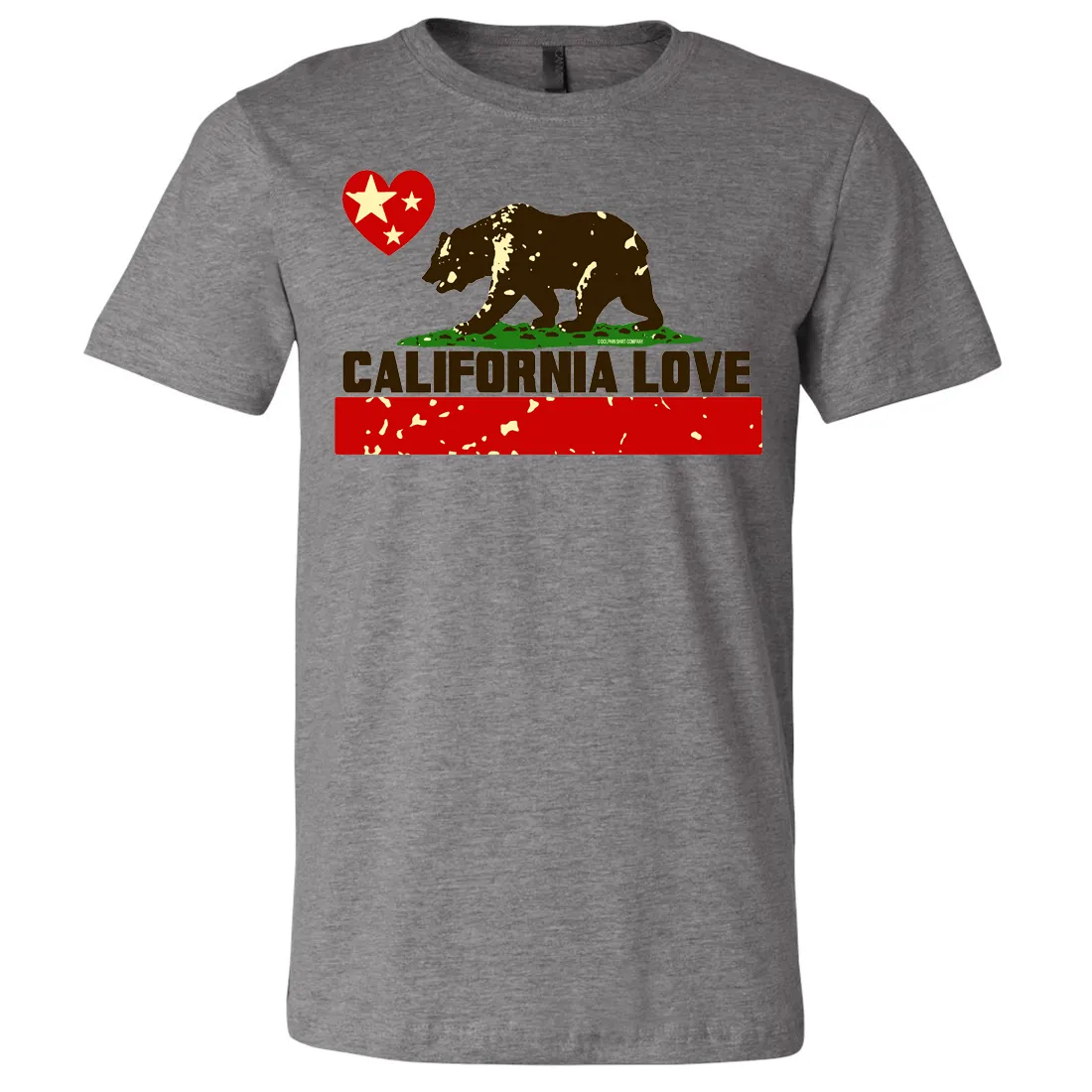 California Love Asst Colors Mens Fitted Tee
