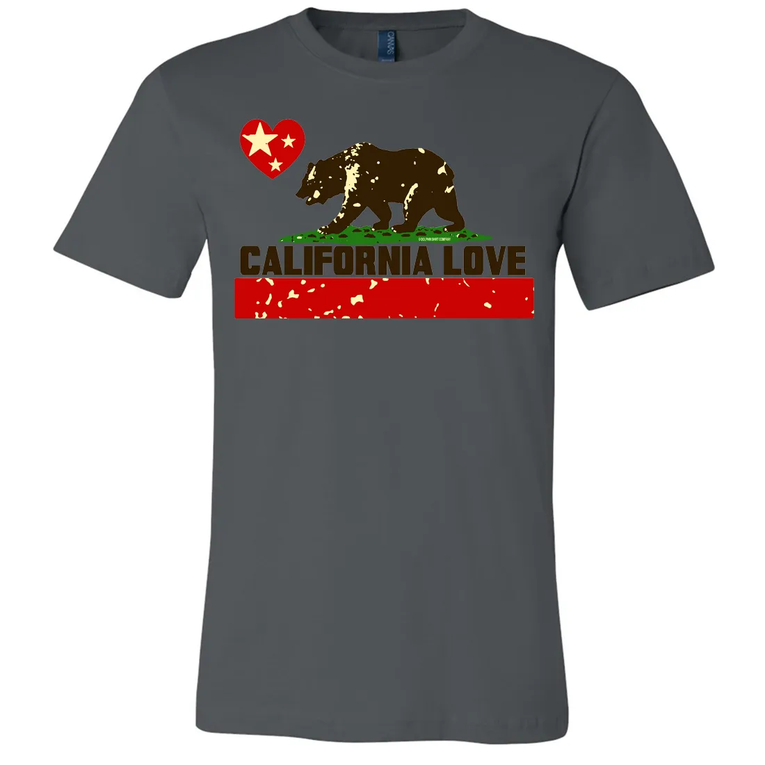 California Love Asst Colors Mens Fitted Tee