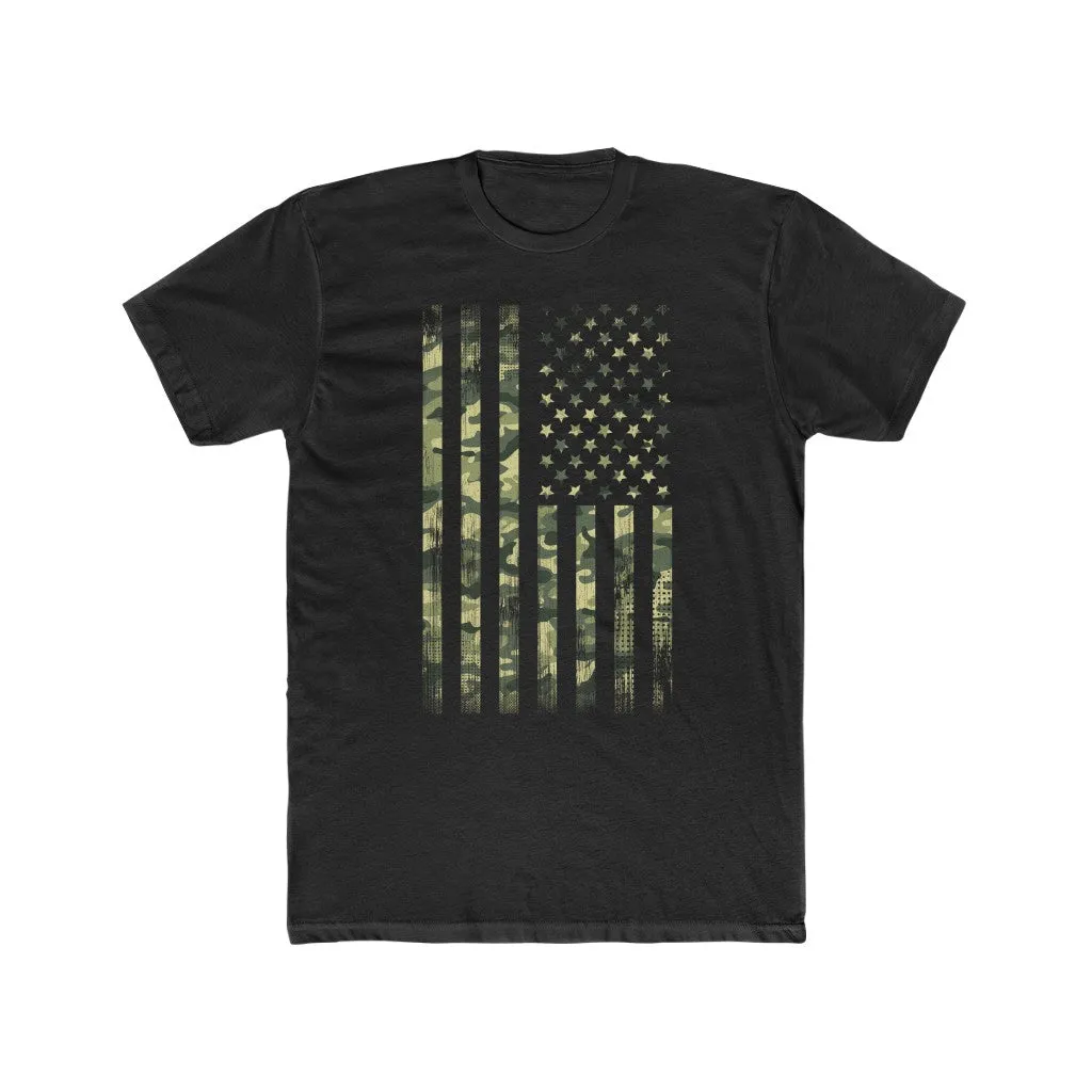 Camoflauge American Patriot | Men's Fitted Tee