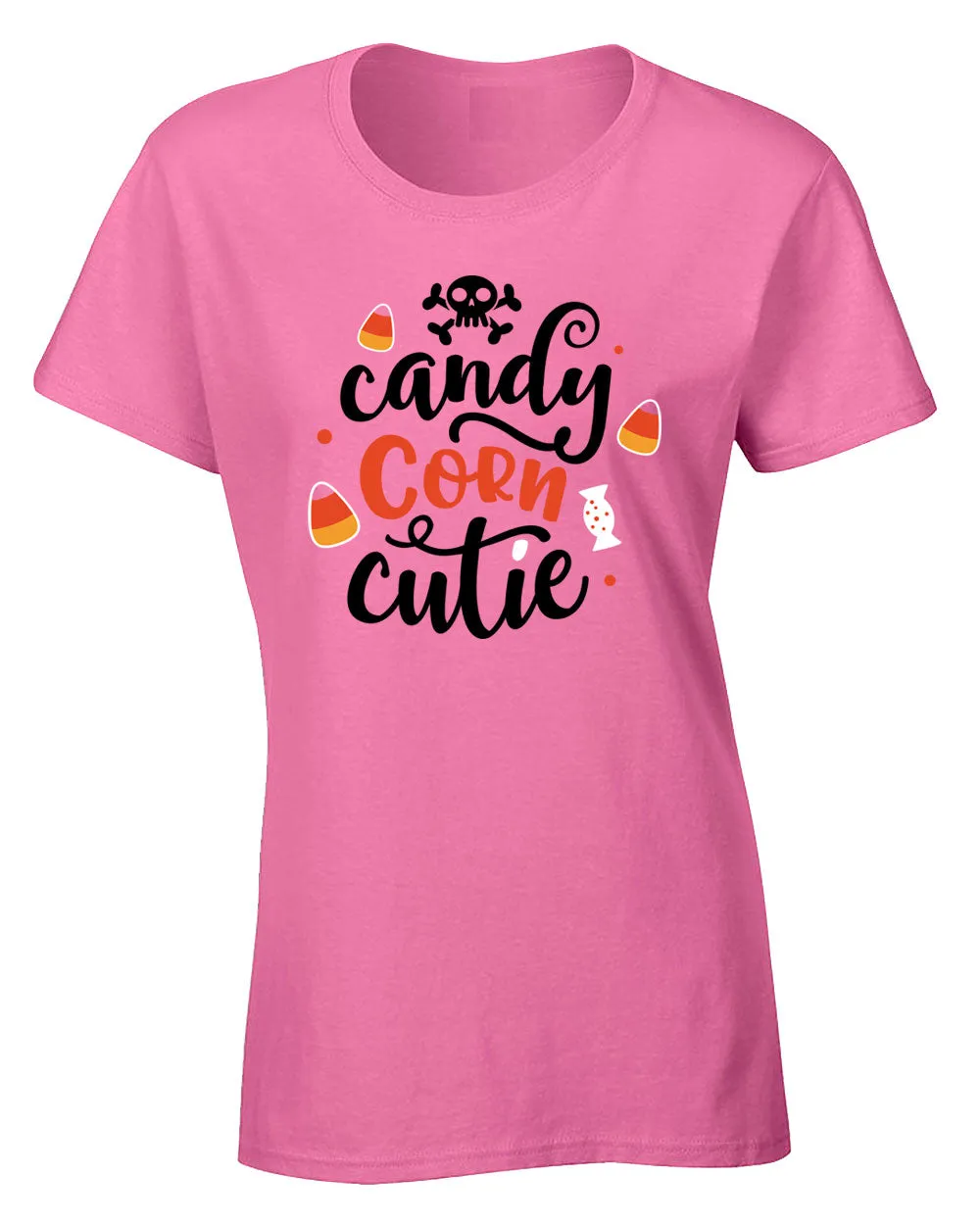 Candy corn cutie Halloween women t-shirt