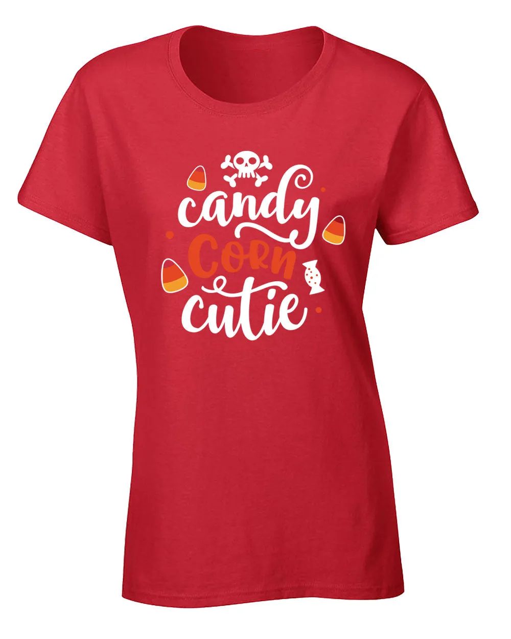 Candy corn cutie Halloween women t-shirt