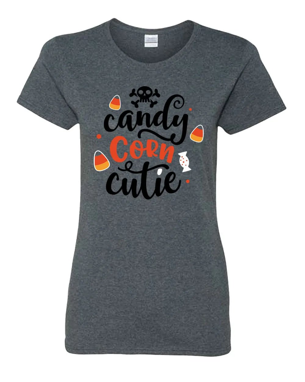 Candy corn cutie Halloween women t-shirt