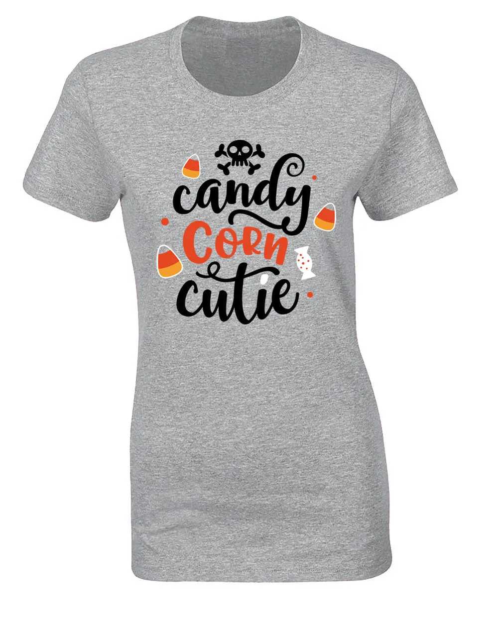 Candy corn cutie Halloween women t-shirt
