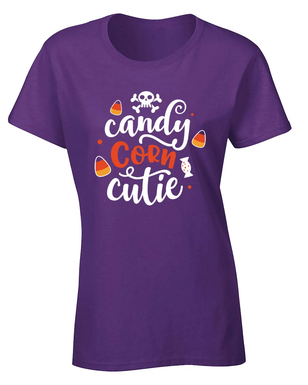 Candy corn cutie Halloween women t-shirt