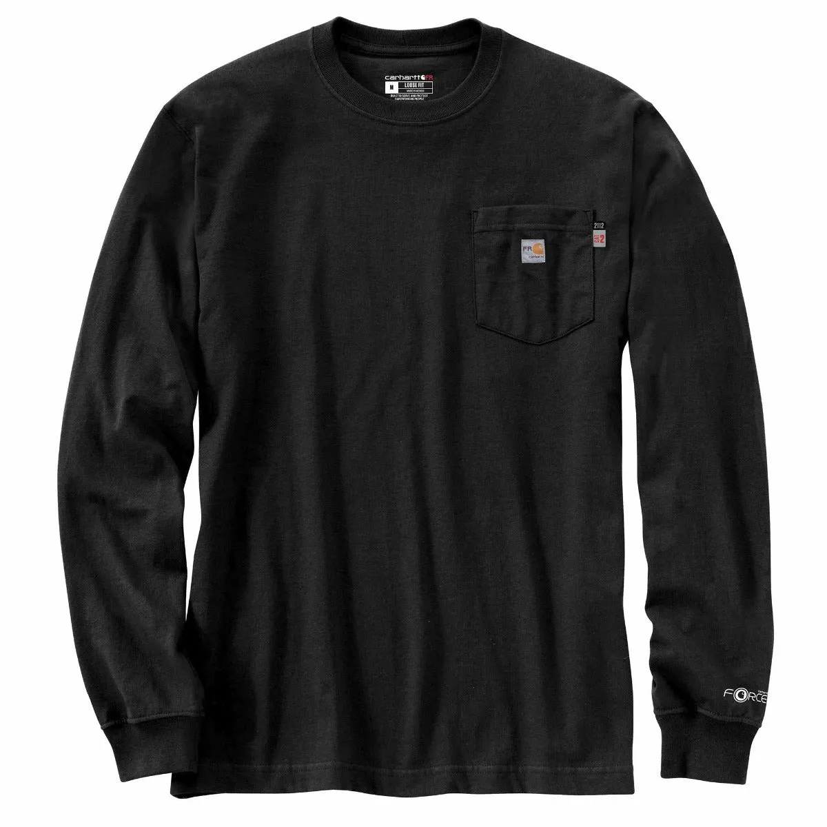 Carhartt 106917 FR Force Loose Fit LS LW Camo Bandana Graphic T-Shirt