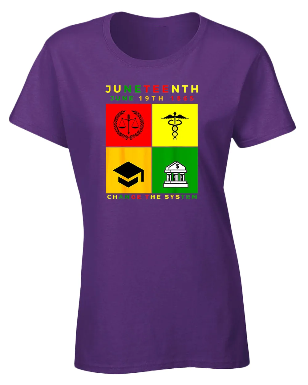 Change the system juneteenth t-shirt