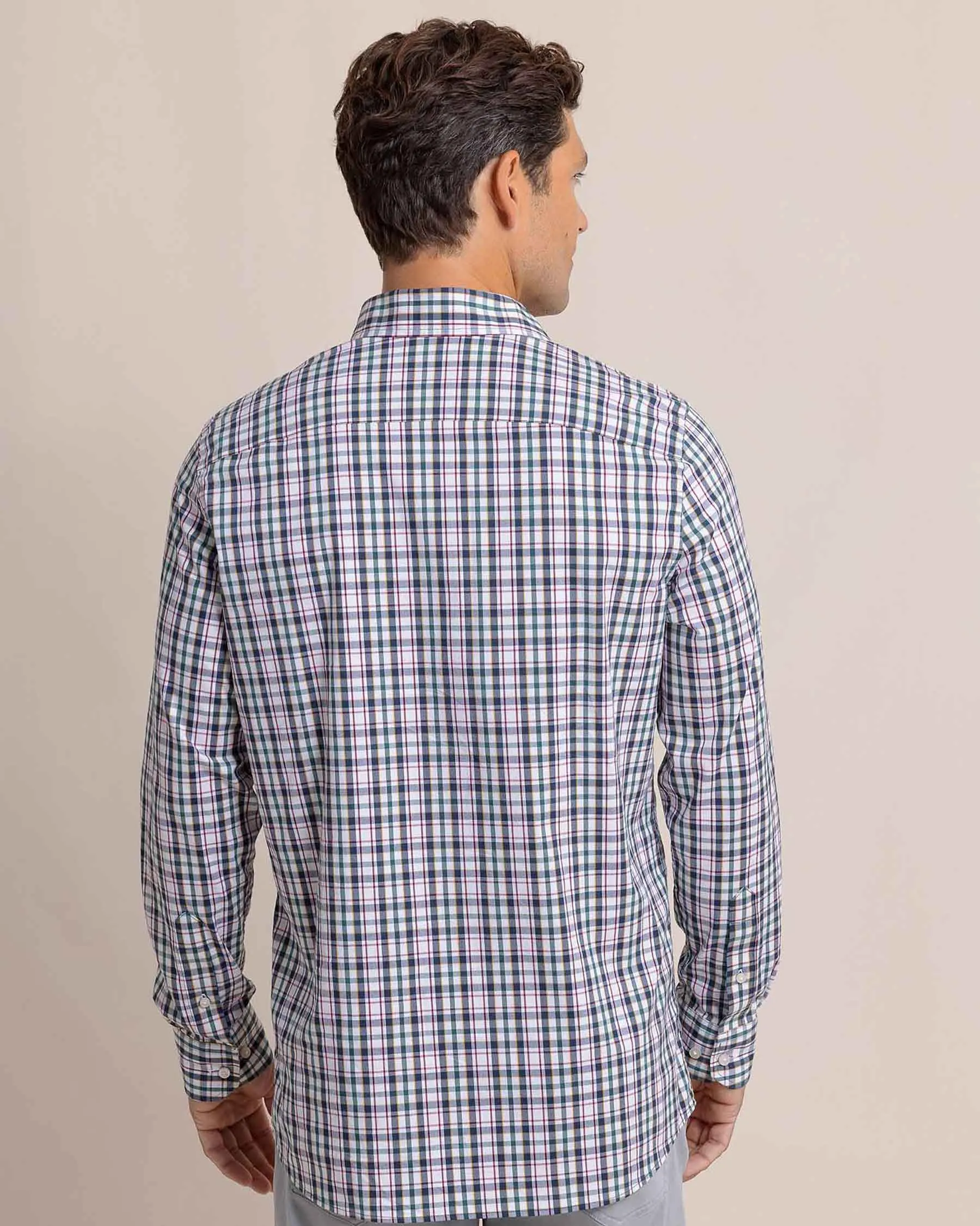 Charleston Master Plaid Long Sleeve Sport Shirt