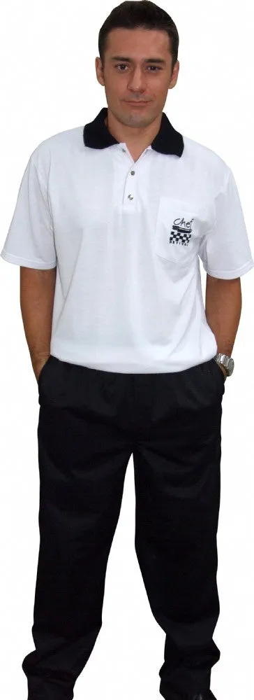 Chef Revival White Polo Shirt (Embroidered)