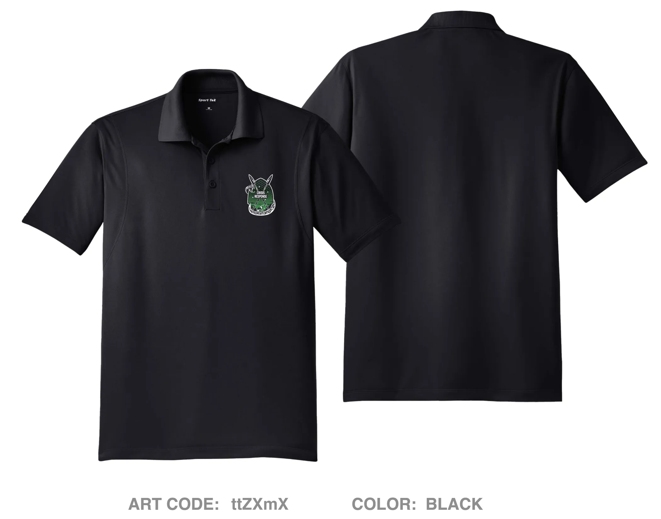 CJ-35 Crisis Response, CJTF-HOA Hi-Tech Performance Men's SS Polo - ttZXmX