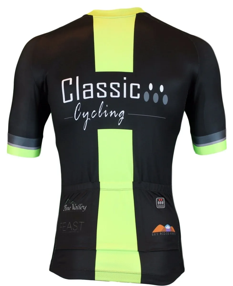Classic Cycling  Men's Metric Team Jersey - Black