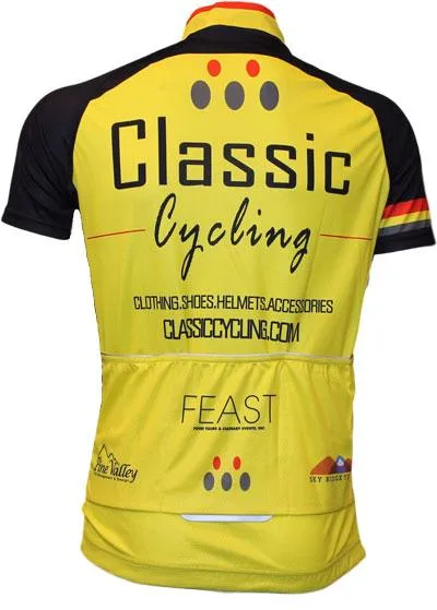 Classic Cycling  Metric Jersey - Yellow