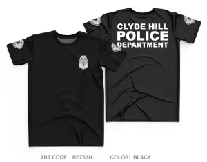 Clyde Hill Police Department Store 1 Core Men's SS Performance Tee - BEZ63U