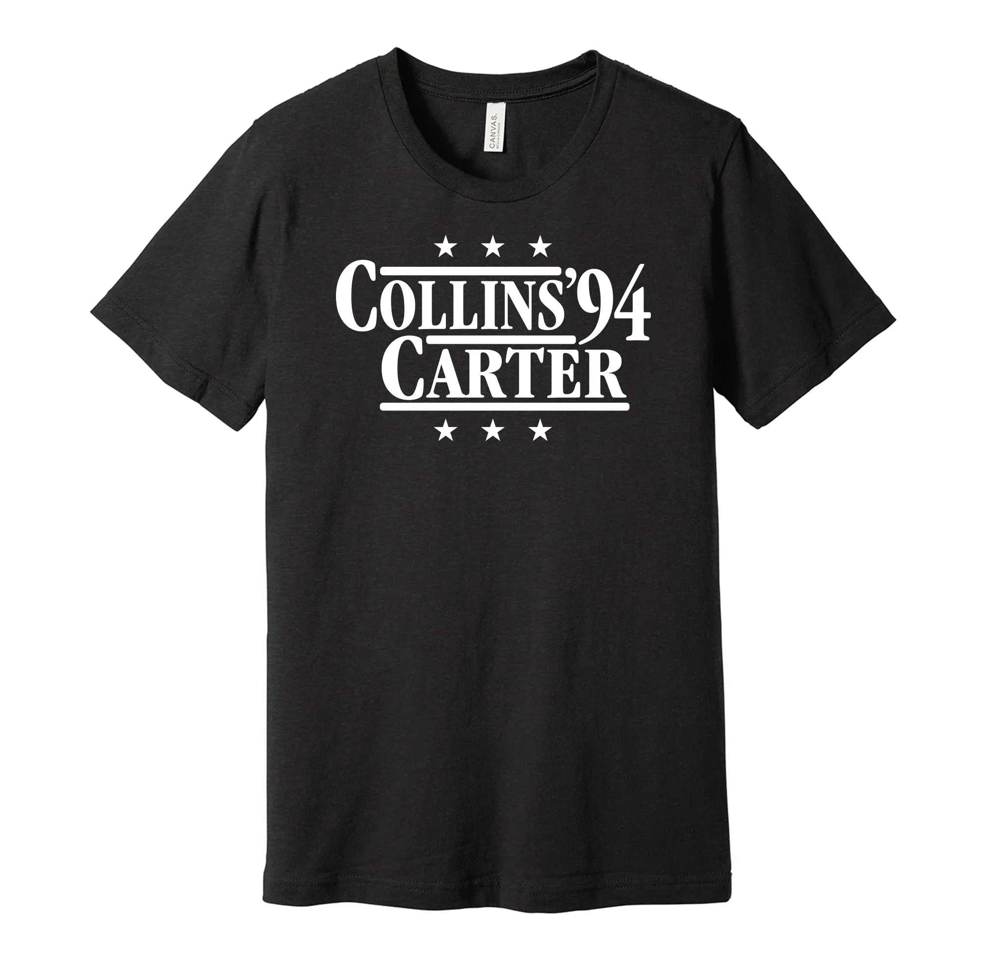 Collins & Carter '94 - Pennsylvania Football Political Campaign Parody T-Shirt - Hyper Than Hype Shirts
