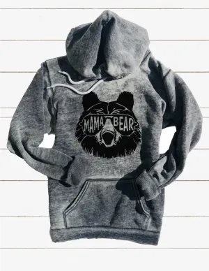 Cool Mama Bear Sweatshirt | Unisex Burnout Hoodie