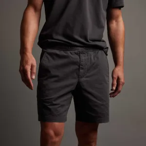 Cotton Linen Tailored Short - Magma Pigment