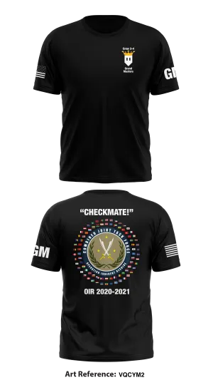 Crew 34, DET 3, 1st Space BDE Store 1 Core Men's SS Performance Tee - VqcYM2