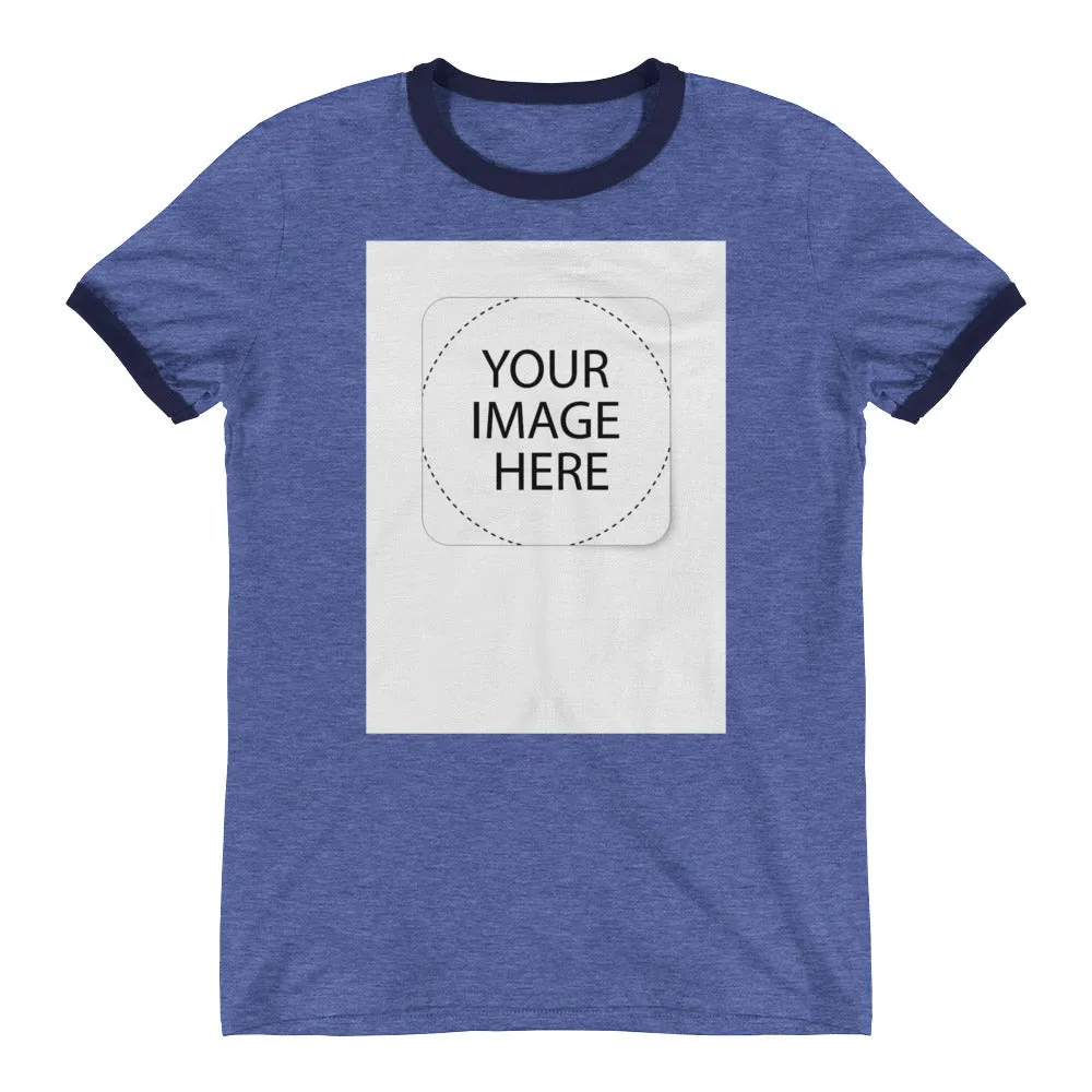 Custom Image Ringer T-Shirt