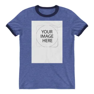 Custom Image Ringer T-Shirt