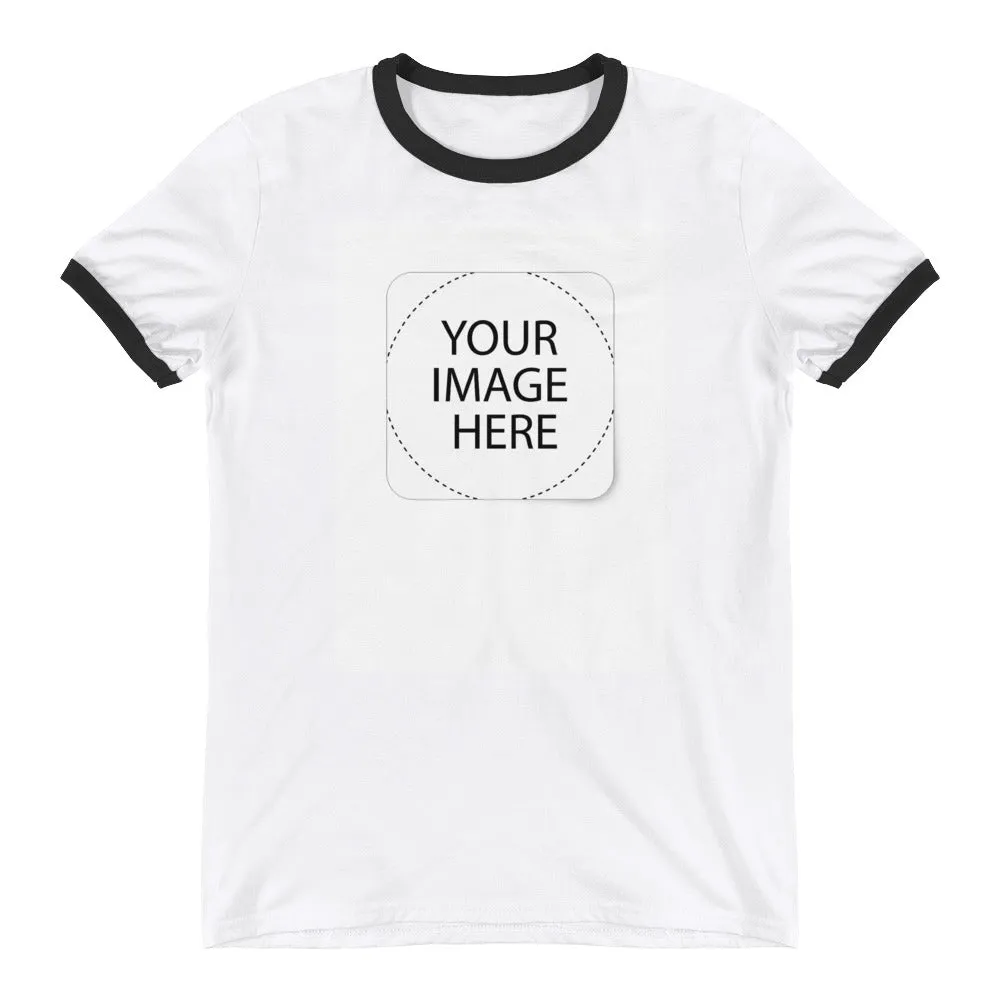 Custom Image Ringer T-Shirt
