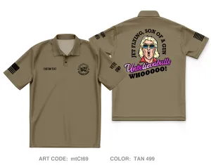 Custom Unbelievabulls Core Men's SS Performance Polo - mtCt69