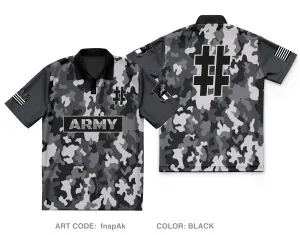 CUSTOM US Army Polo Club Core Men's SS Performance Polo - fnapAk