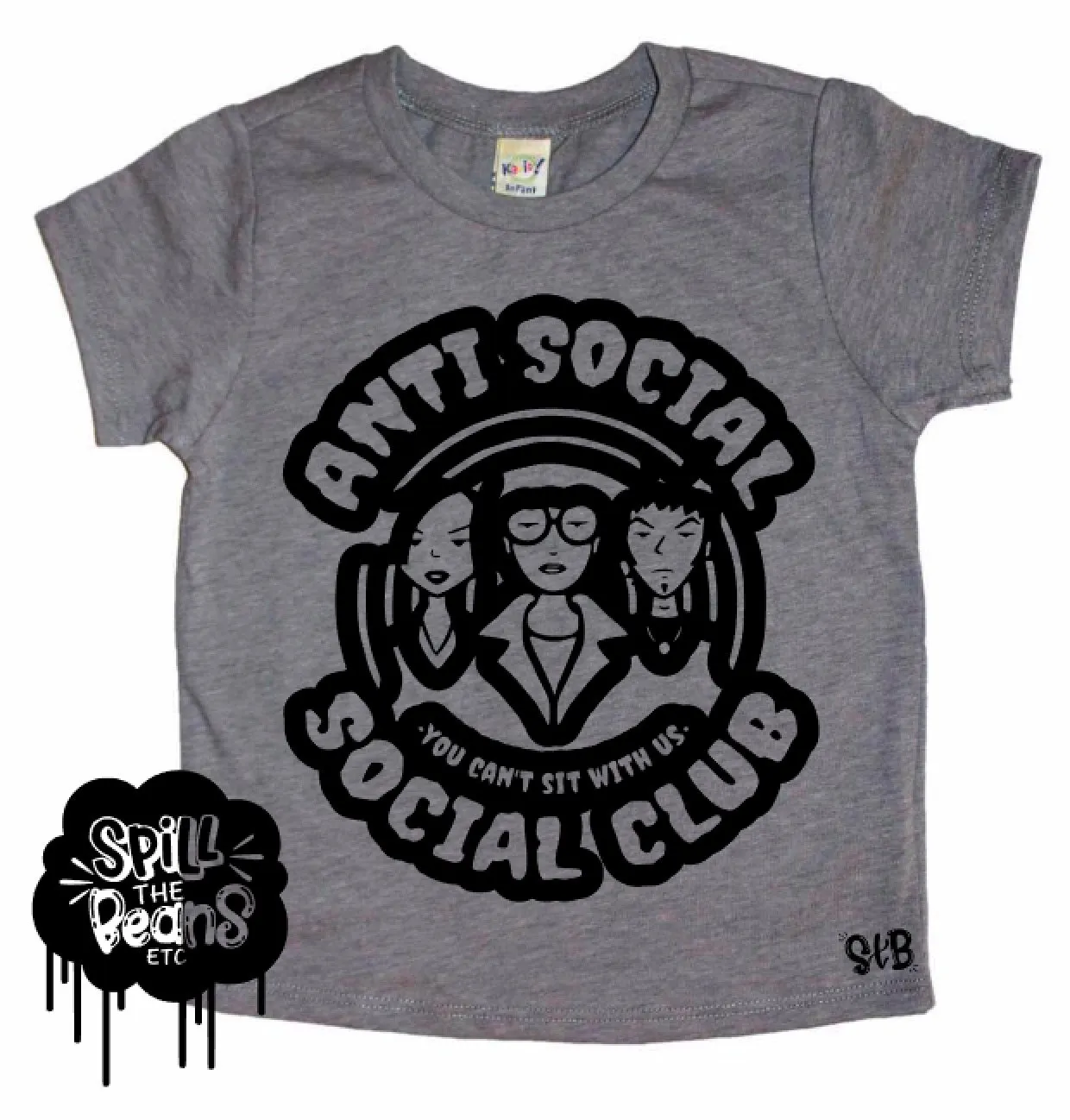 Daria Anti-Social Social Club Kids Tee