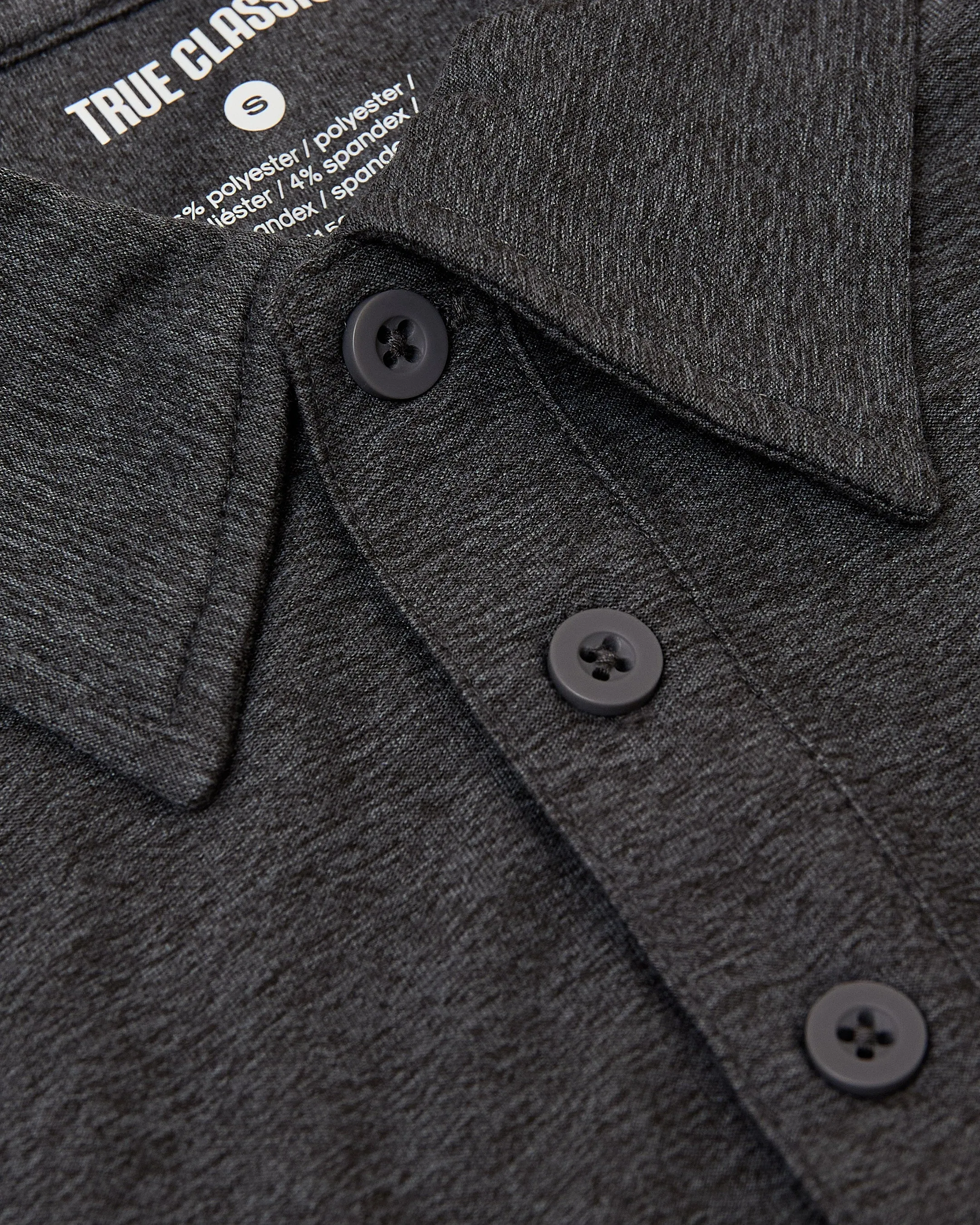 Dark Heather Tempest Active Polo 2.0