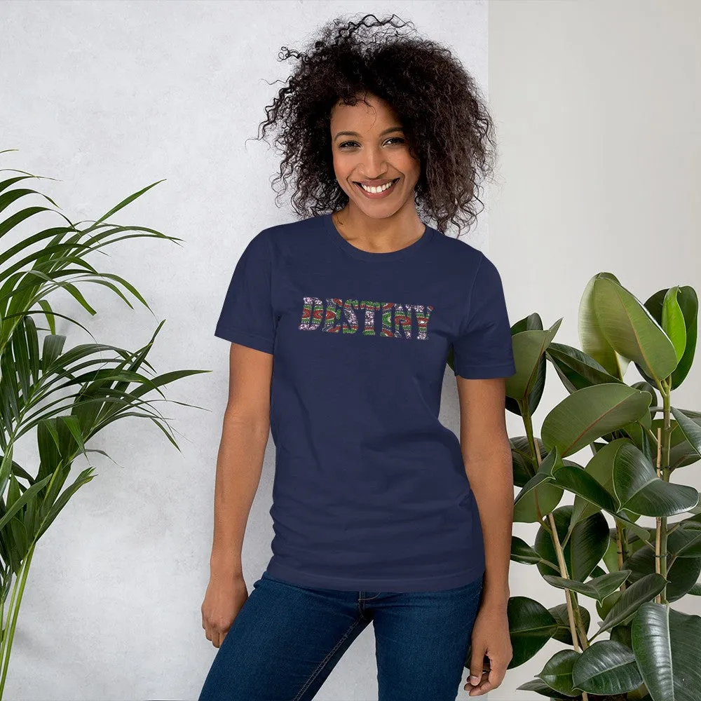 Destiny African Print Color Short-Sleeve Unisex T-Shirt