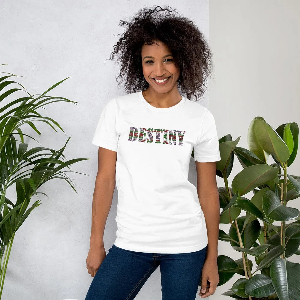 Destiny African Print Color Short-Sleeve Unisex T-Shirt