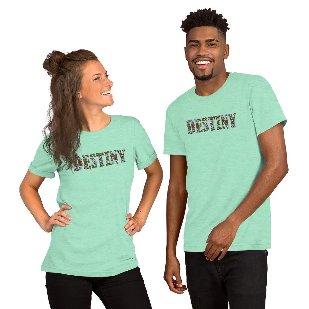 Destiny African Print Color Short-Sleeve Unisex T-Shirt