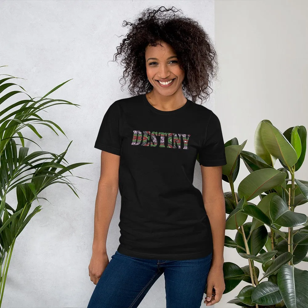 Destiny African Print Color Short-Sleeve Unisex T-Shirt