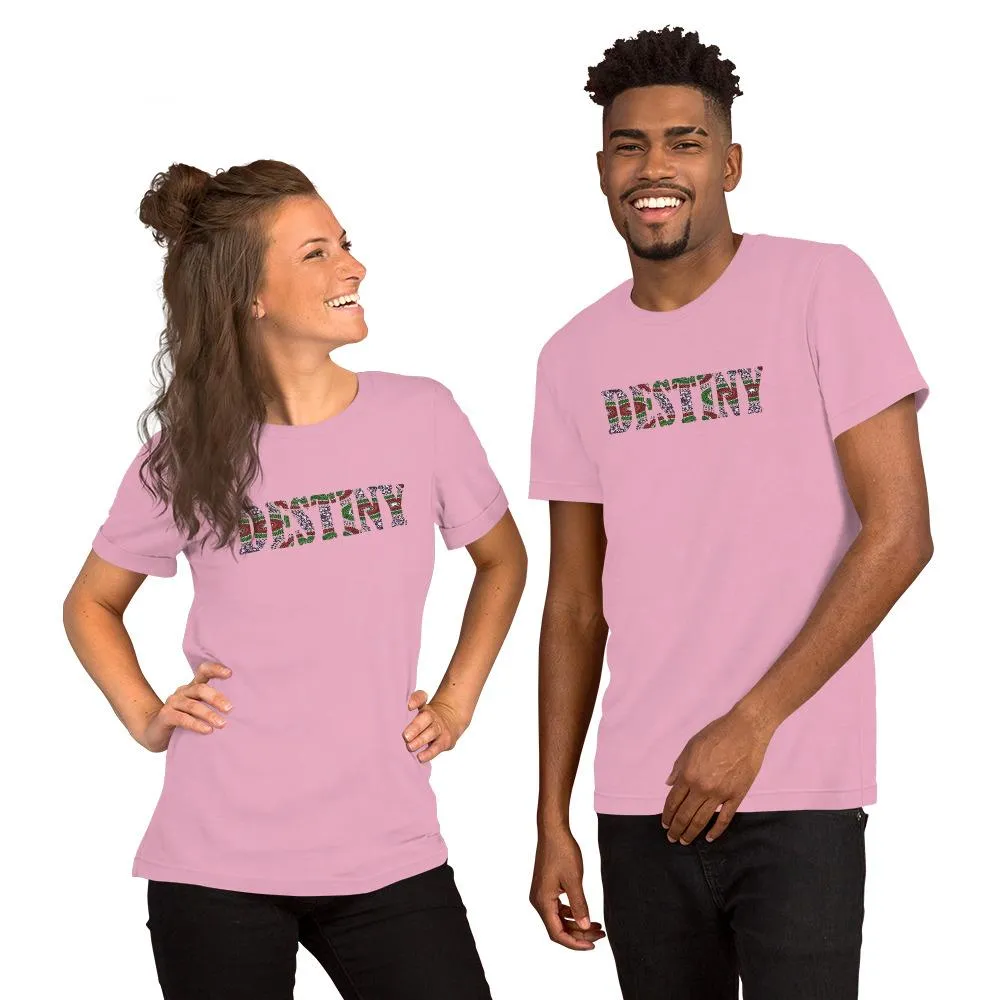 Destiny African Print Color Short-Sleeve Unisex T-Shirt