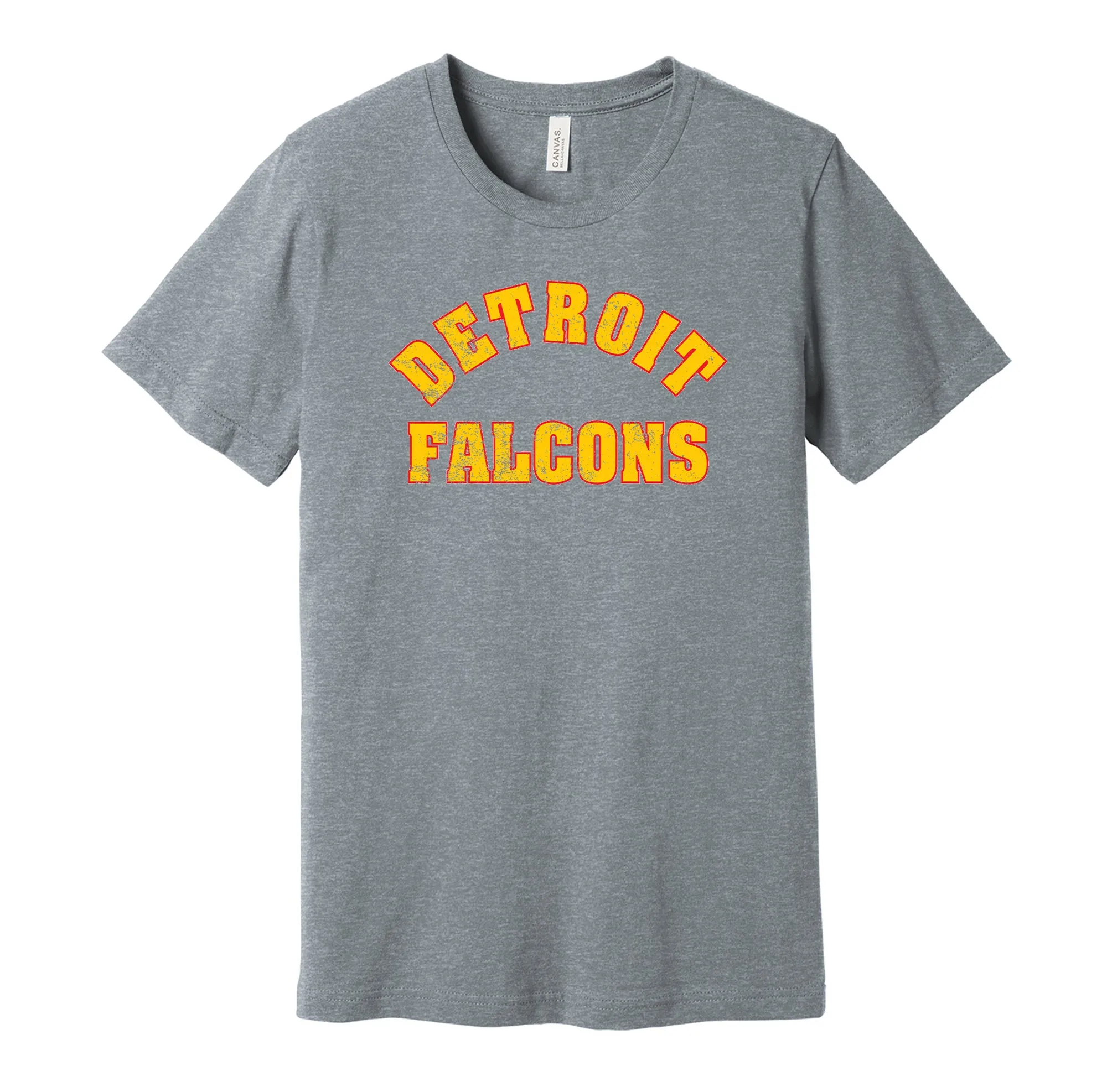Detroit Falcons 1930s Distressed Logo - Defunct Hockey Team Shirt - Celebrate Michigan Sports Heritage and History - Hyper Than Hype Shirts
