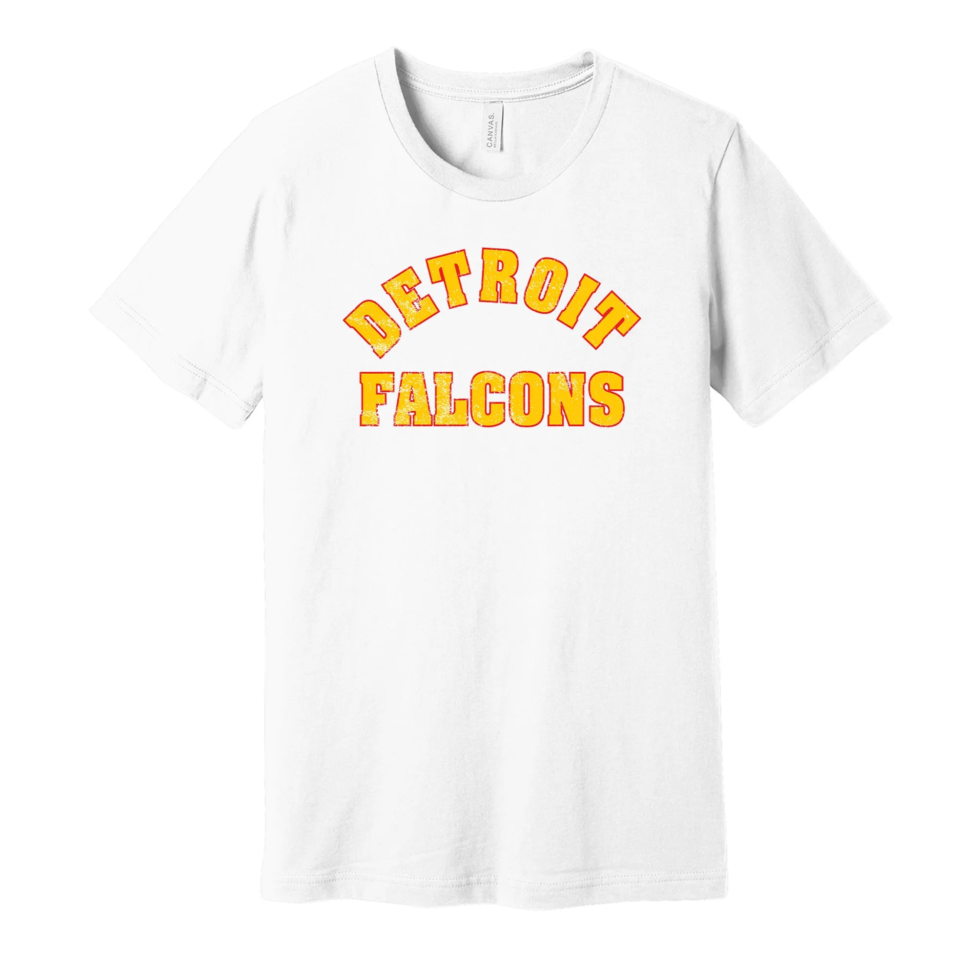 Detroit Falcons 1930s Distressed Logo - Defunct Hockey Team Shirt - Celebrate Michigan Sports Heritage and History - Hyper Than Hype Shirts