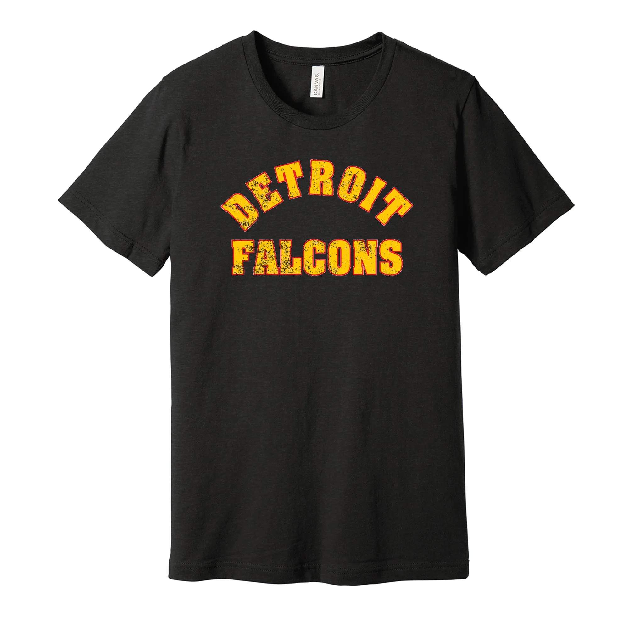 Detroit Falcons 1930s Distressed Logo - Defunct Hockey Team Shirt - Celebrate Michigan Sports Heritage and History - Hyper Than Hype Shirts