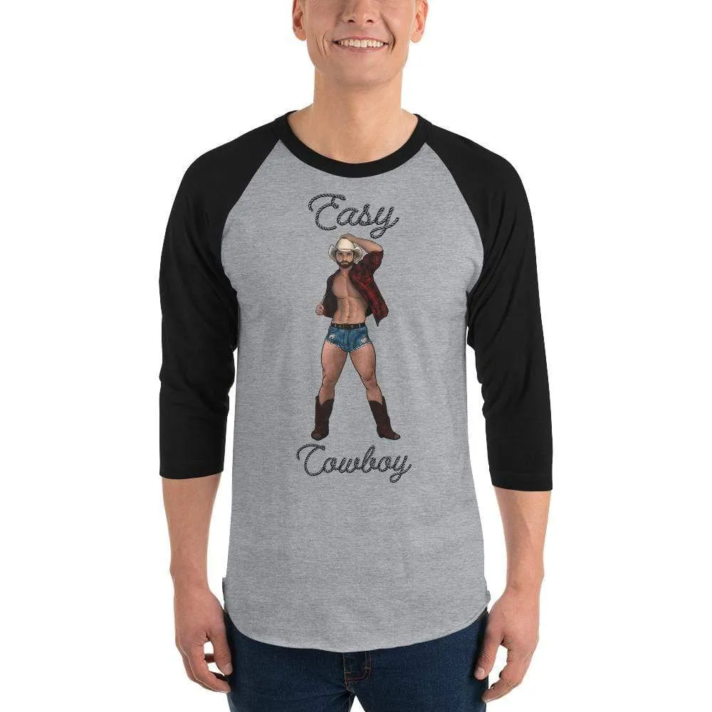 Easy Cowboy 3/4 raglan sleeve T-shirt
