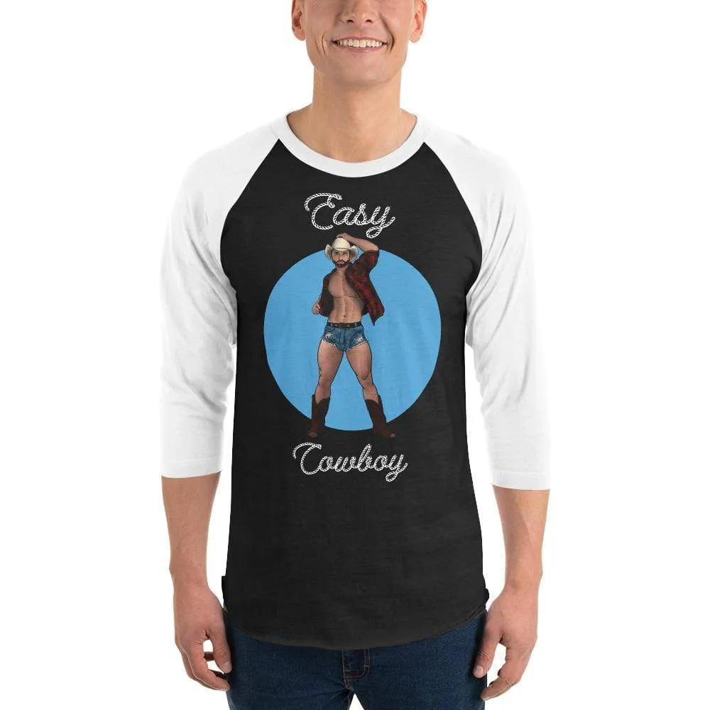 Easy Cowboy 3/4 raglan sleeve T-shirt