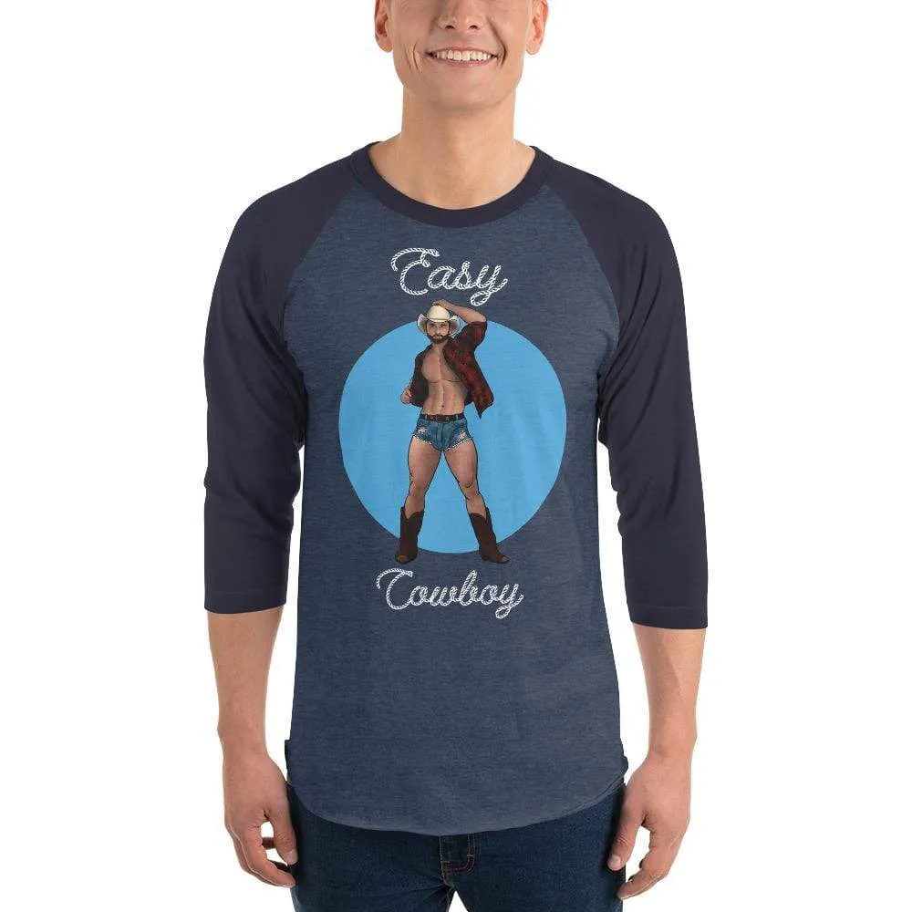 Easy Cowboy 3/4 raglan sleeve T-shirt
