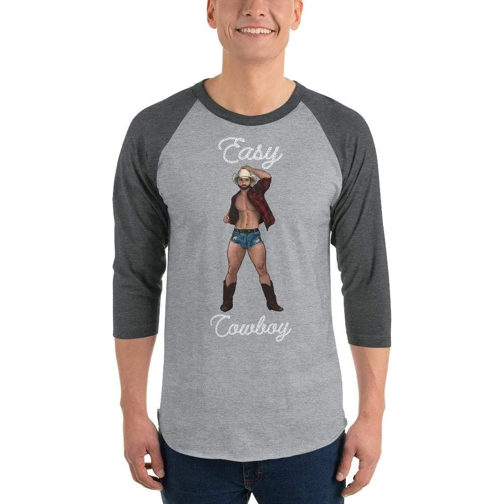 Easy Cowboy 3/4 raglan sleeve T-shirt