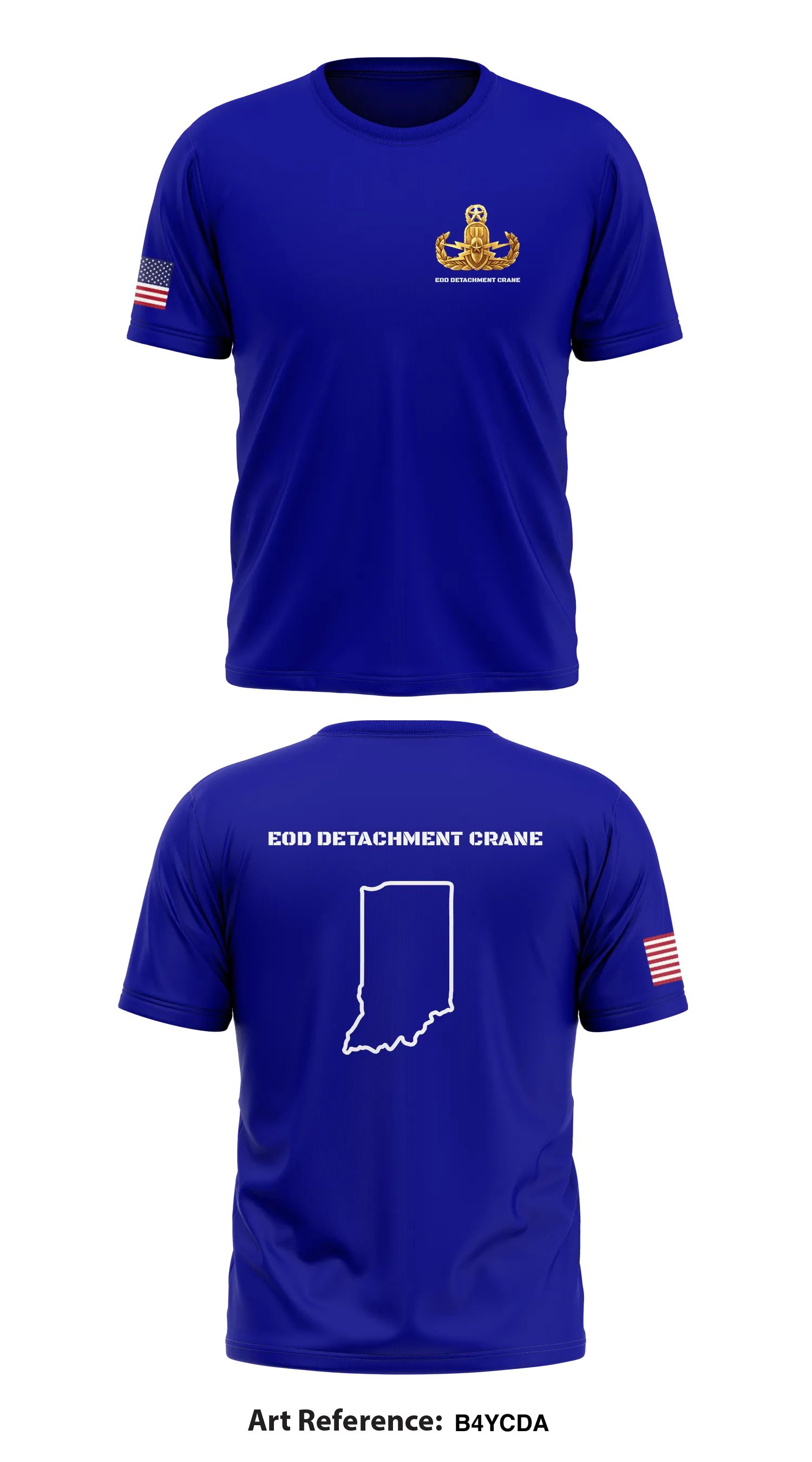 EOD Detachment Crane Store 1 Core Men's SS Performance Tee - b4YcDa