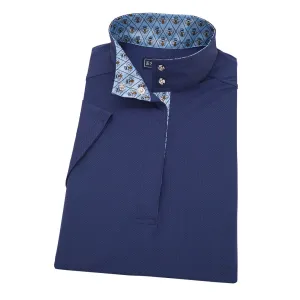 Essex Classics Ladies Queen Bee “Dusk” Navy Jumper Performance Short Sleeve Show Shirt
