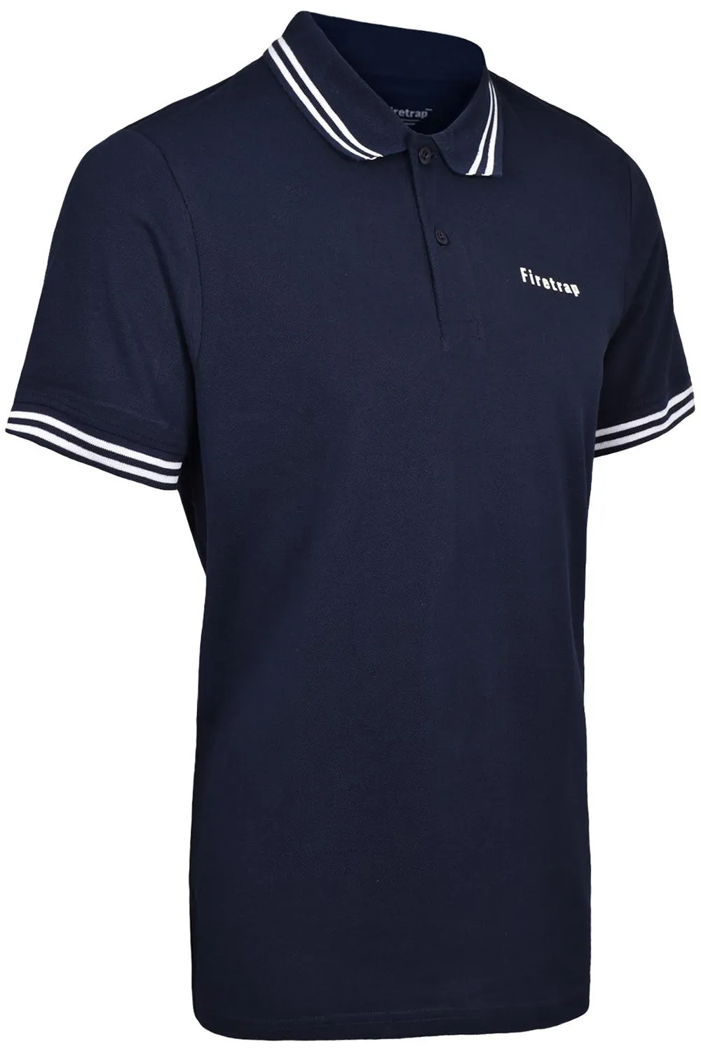 Firetrap Mens Short Sleeve Polo Collar T-shirt